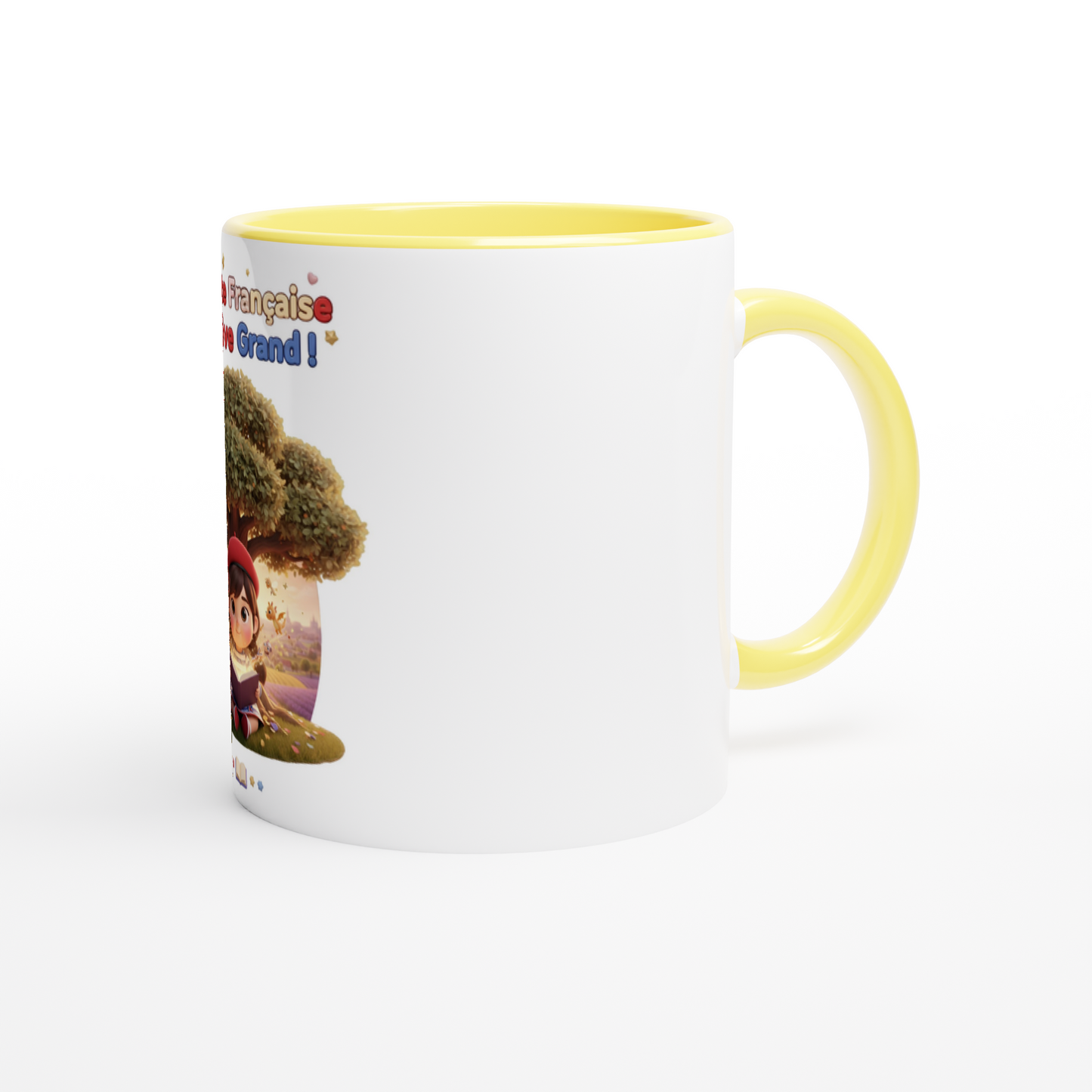 Mug en céramique petite française qui rêve grand  de 325 ml (11 oz)