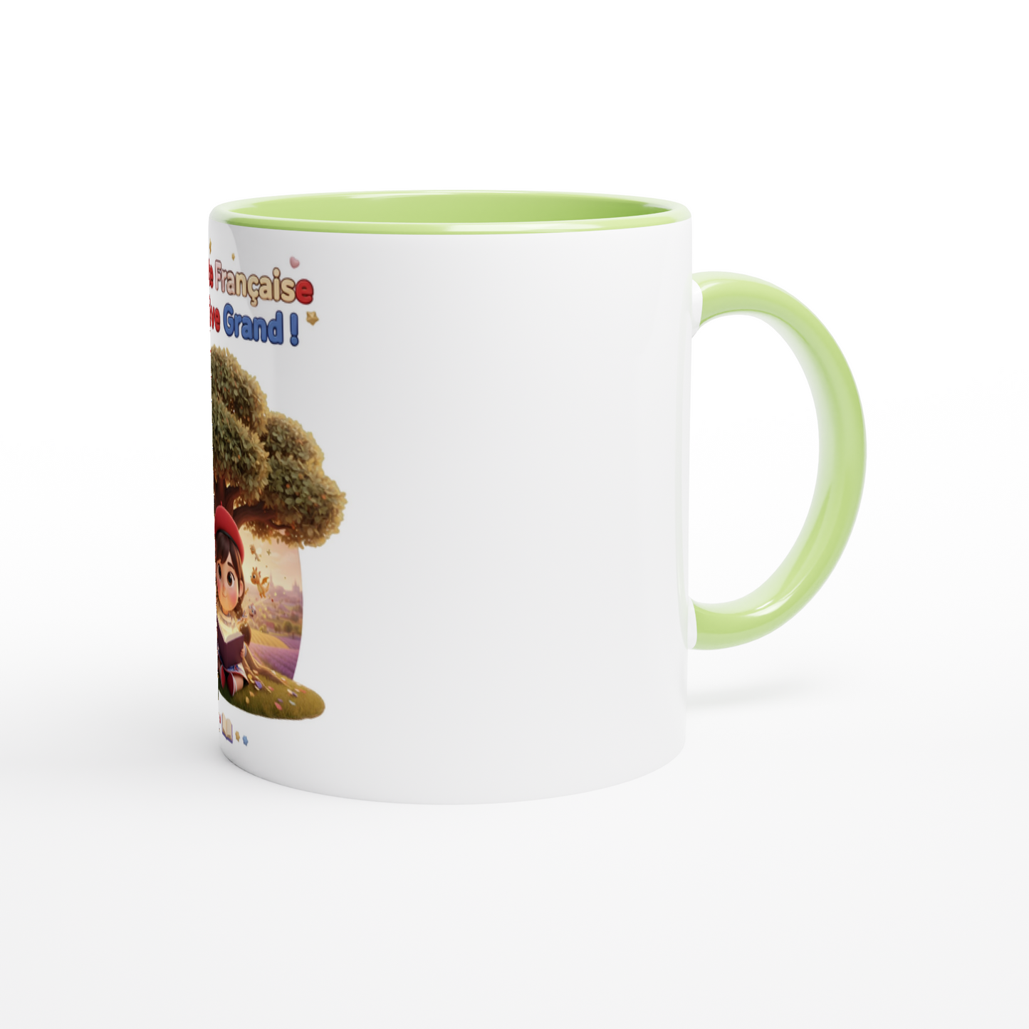 Mug en céramique petite française qui rêve grand  de 325 ml (11 oz)