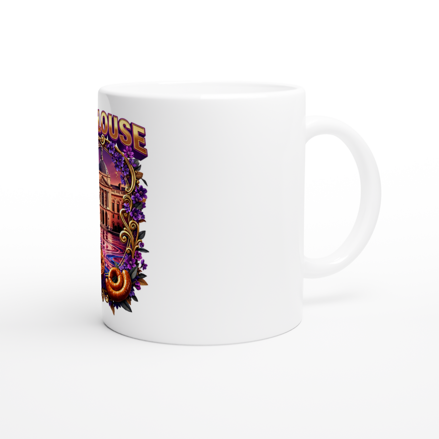 Mug en céramique Toulouse ville de France de 325 ml (11 oz)