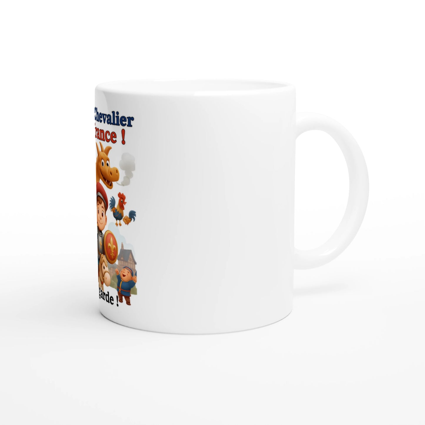 Mug en céramique petit chevalier de France  de 325 ml (11 oz)