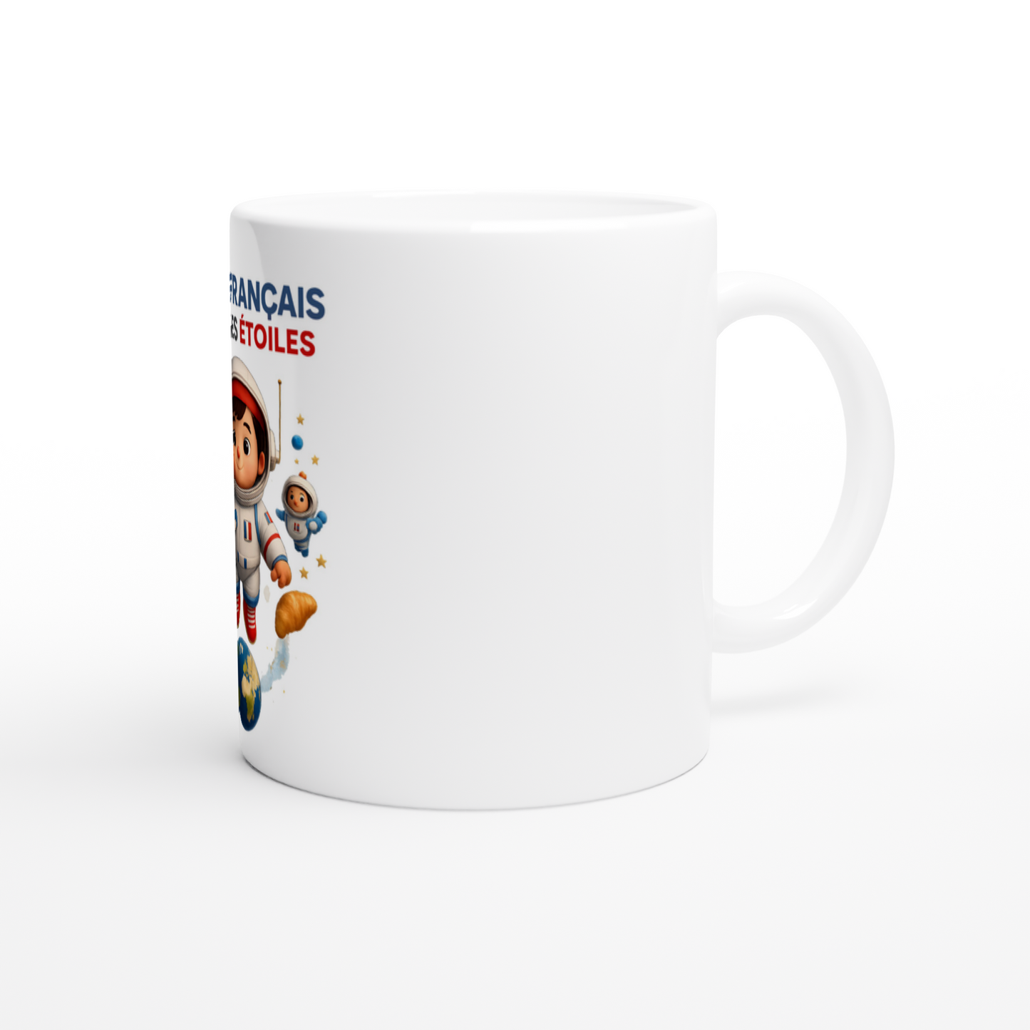Mug en céramique petit Français dans les étoiles  de 325 ml (11 oz)