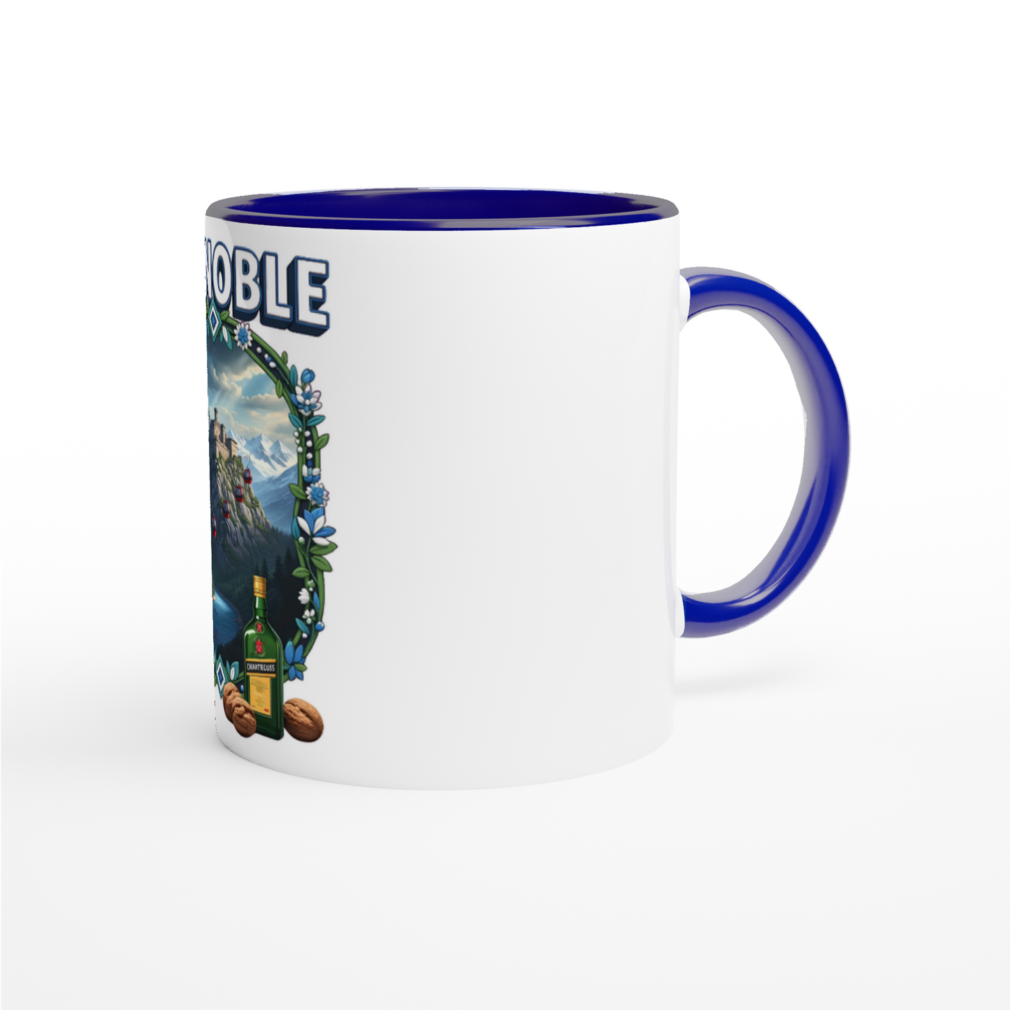 Mug en céramique Grenoble ville de France de 325 ml (11 oz)