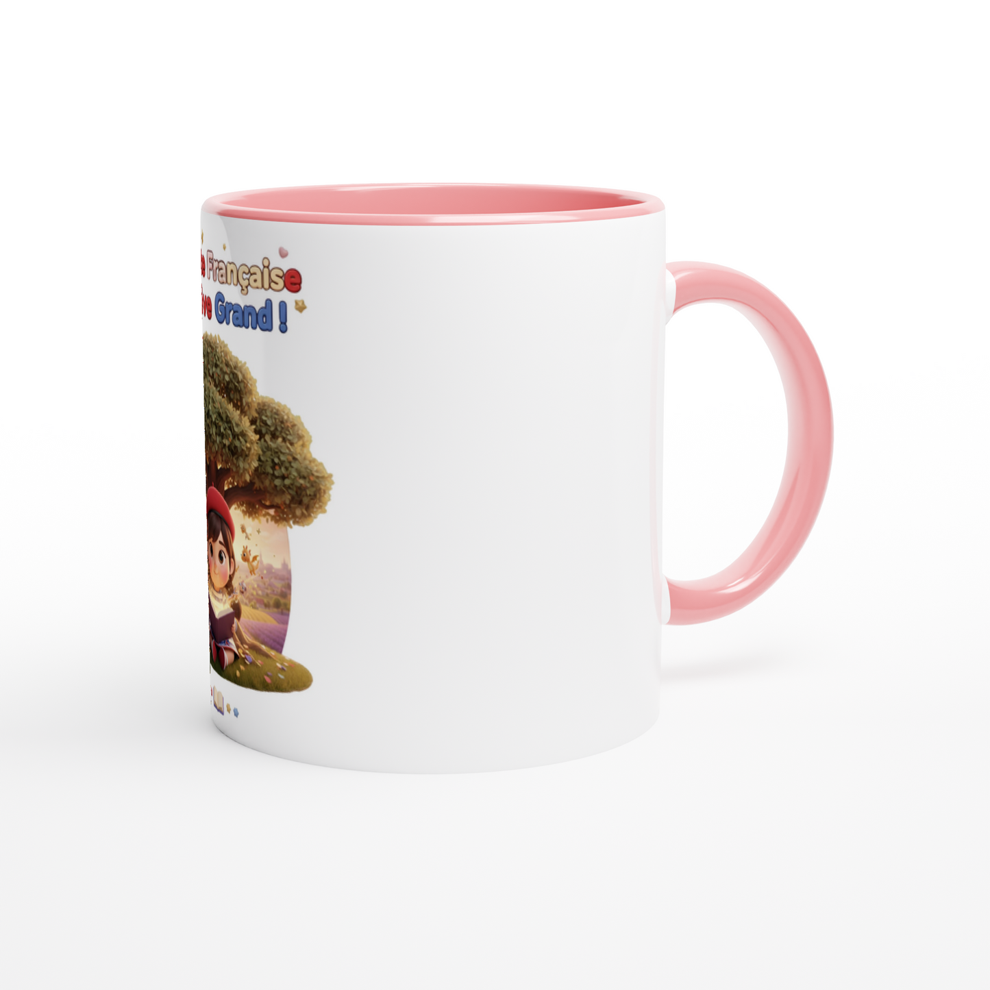 Mug en céramique petite française qui rêve grand  de 325 ml (11 oz)