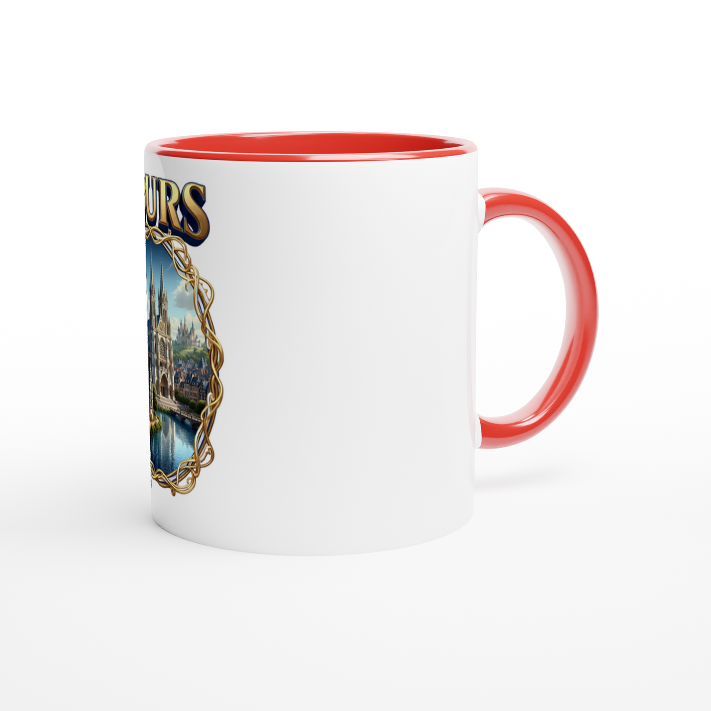 Mug en céramique Tours ville de France de 325 ml (11 oz)