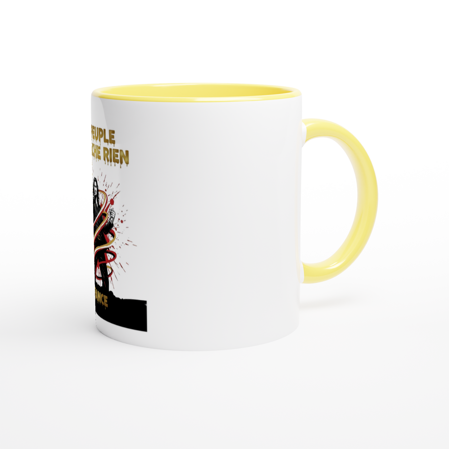 Mug en céramique le peuple lâche rien de 325 ml (11 oz)