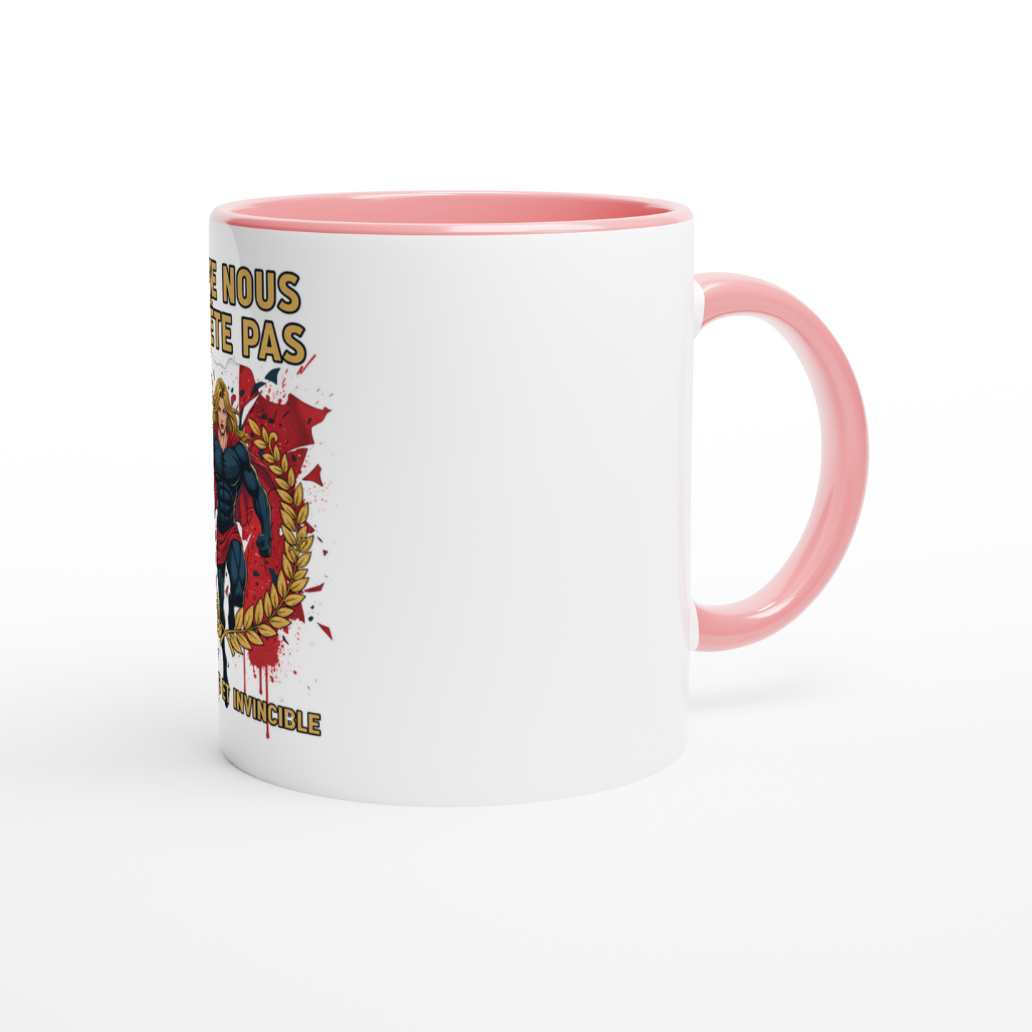 Mug en céramique on nous arrête pas  de 325 ml (11 oz)
