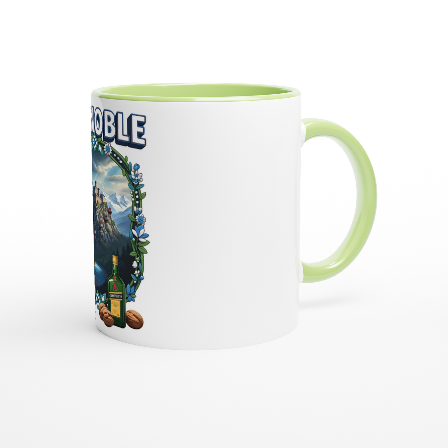 Mug en céramique Grenoble ville de France de 325 ml (11 oz)
