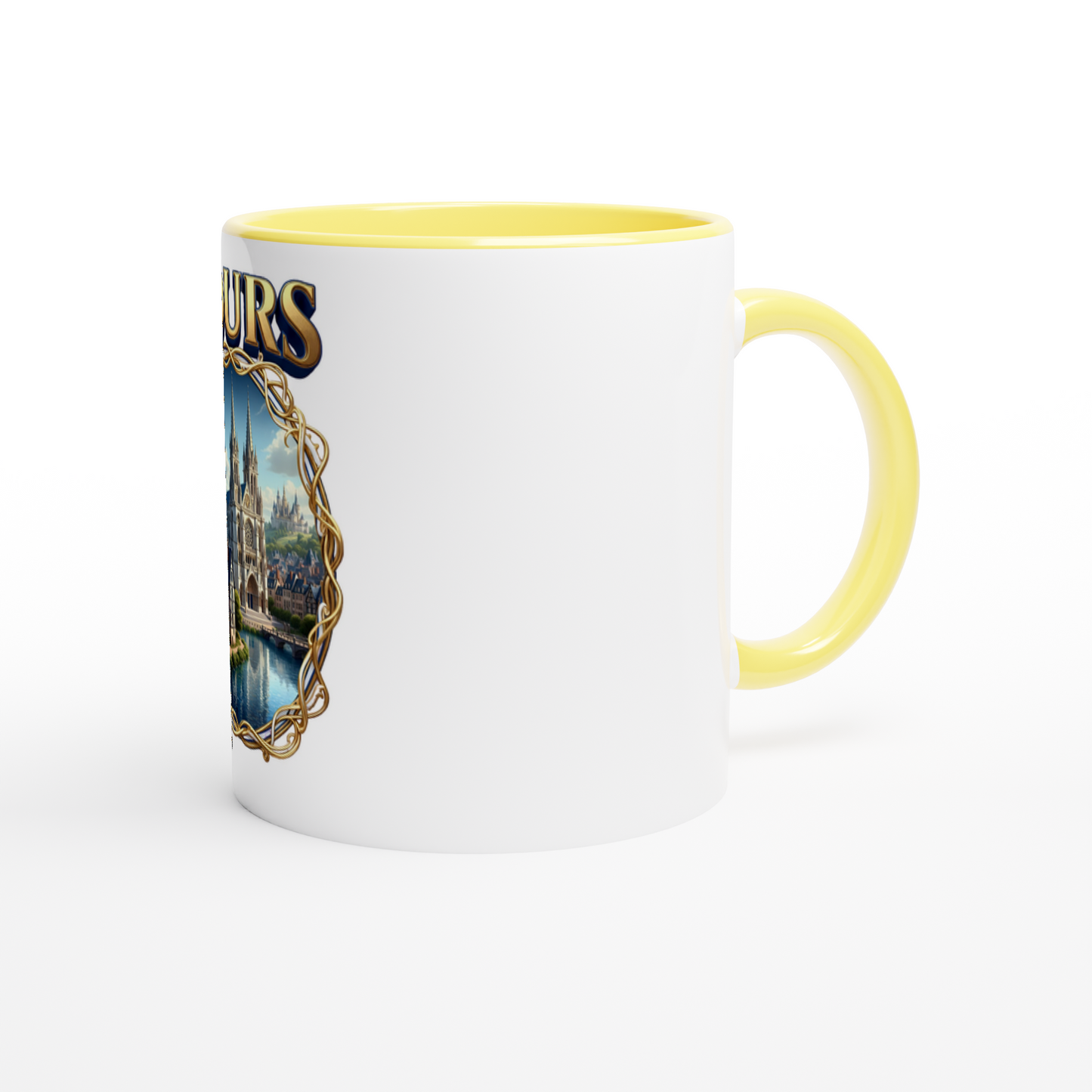 Mug en céramique Tours ville de France de 325 ml (11 oz)