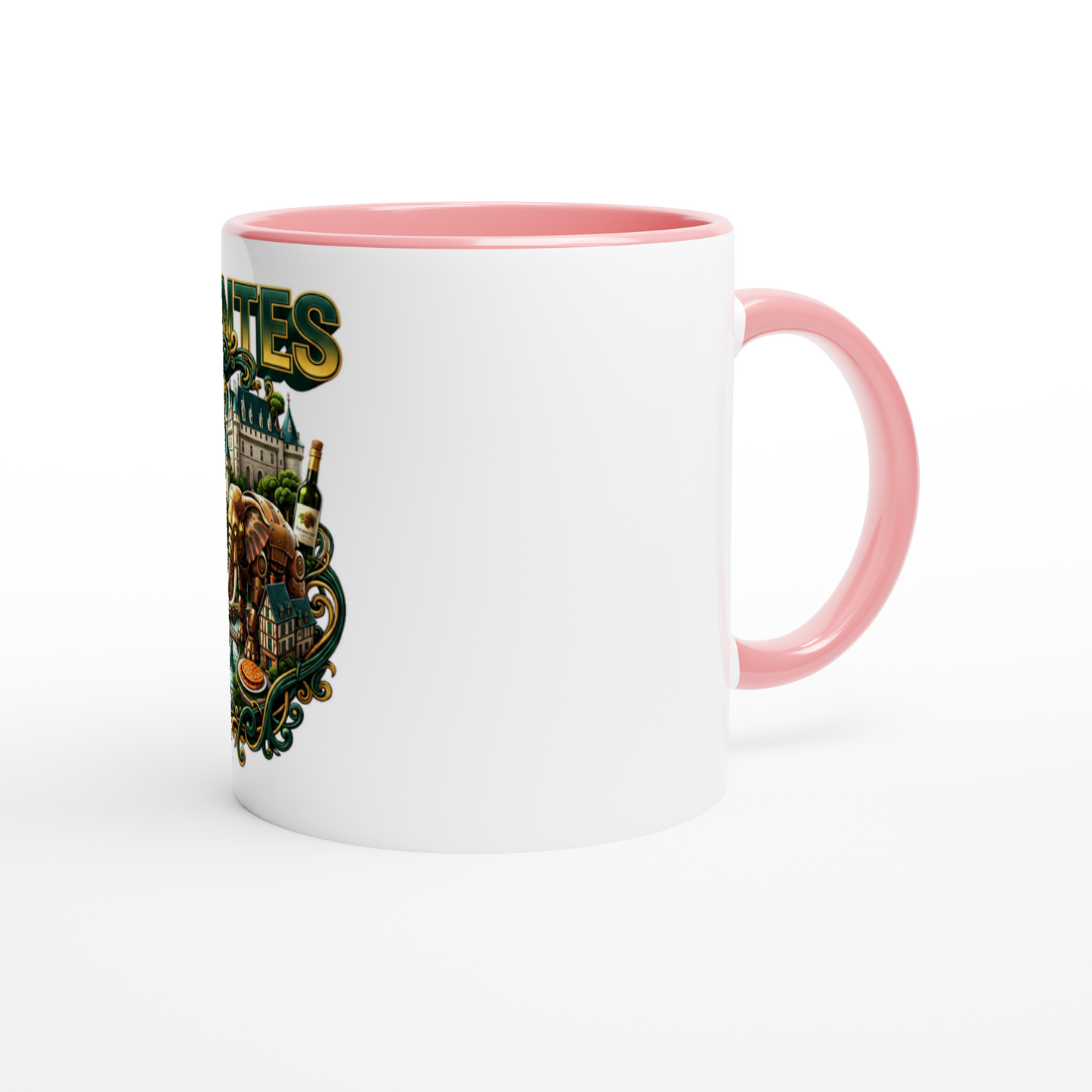 Mug en céramique Nantes ville de France  de 325 ml (11 oz)