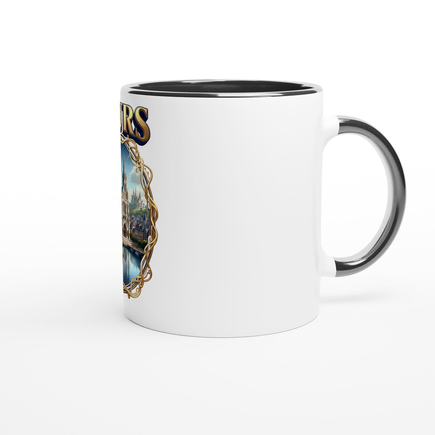 Mug en céramique Tours ville de France de 325 ml (11 oz)
