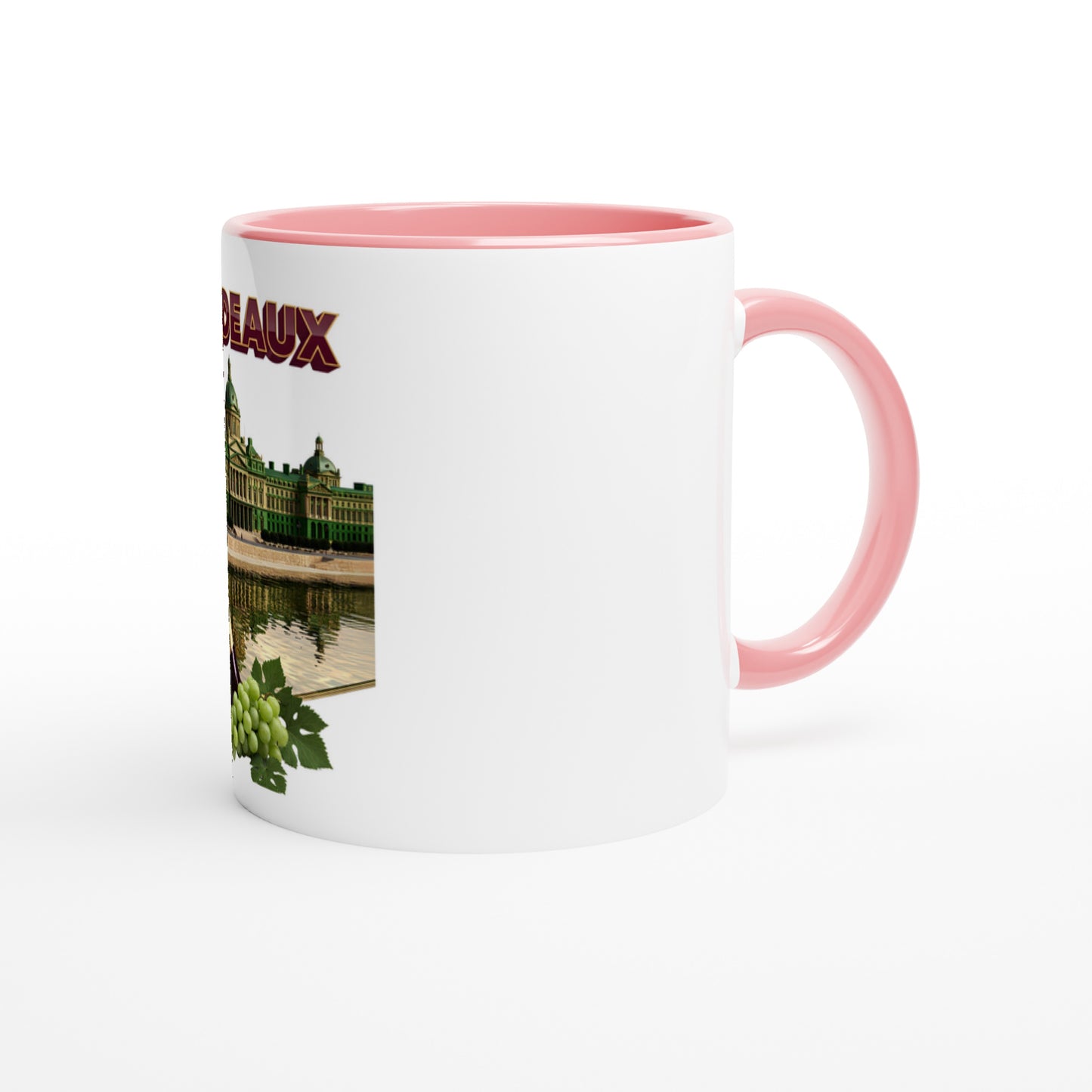 Mug en céramique bordeaux ville de France  de 325 ml (11 oz)