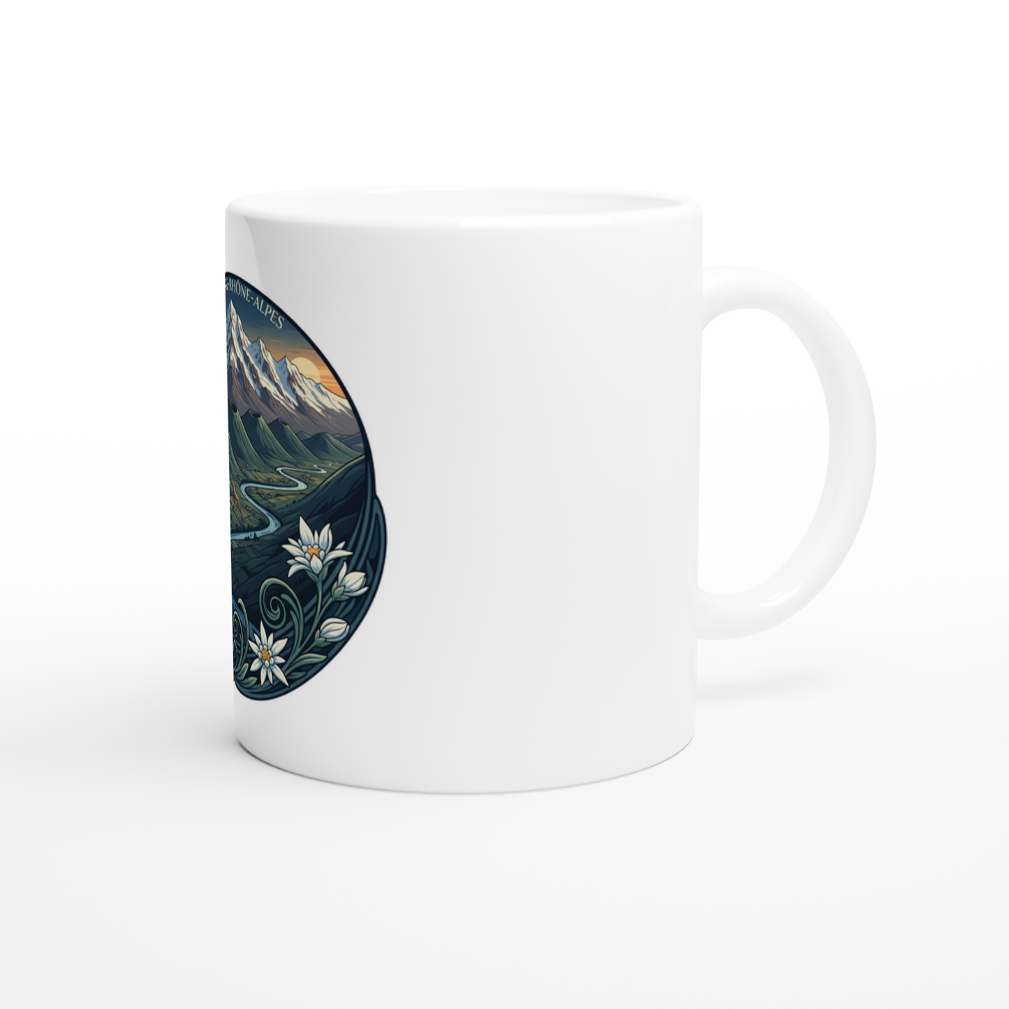 - Mug en céramiquee auvergne- Rhône- alpes  de 325 ml (11 oz)