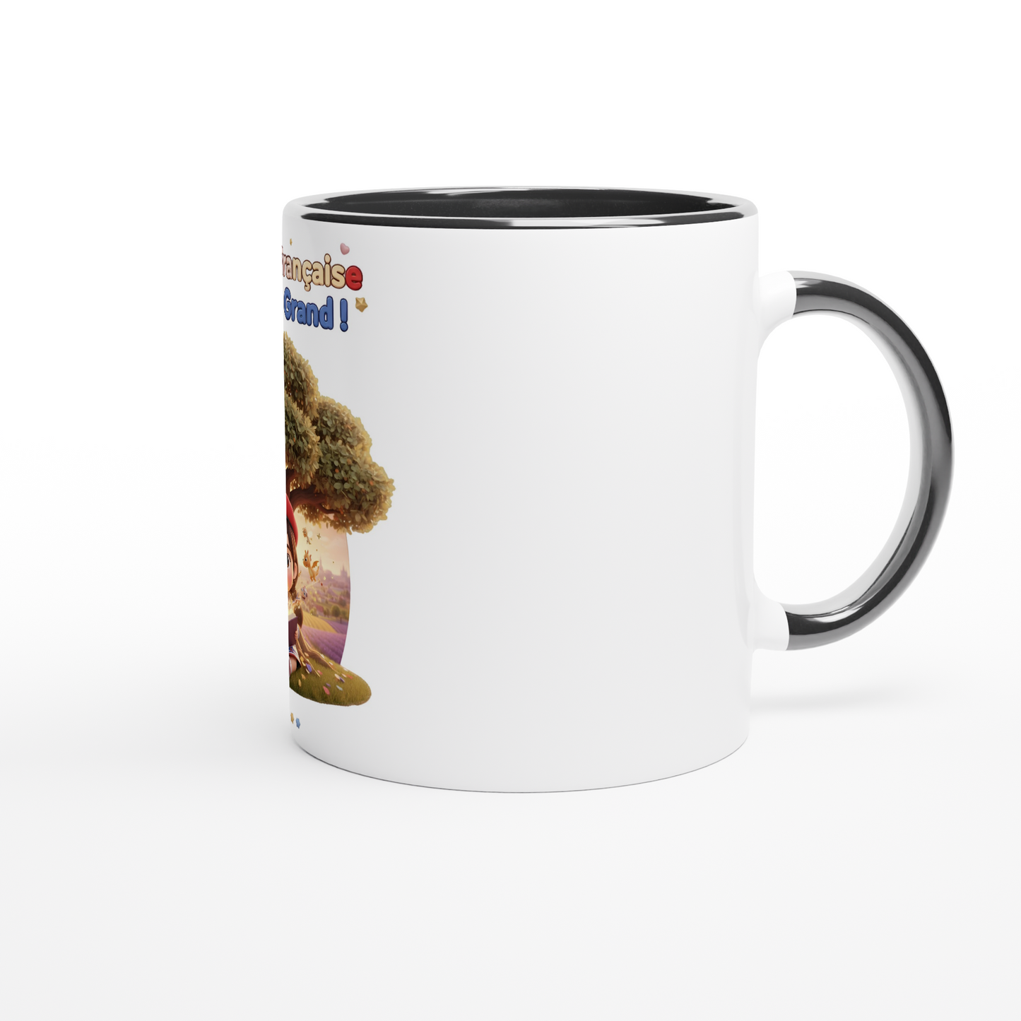Mug en céramique petite française qui rêve grand  de 325 ml (11 oz)