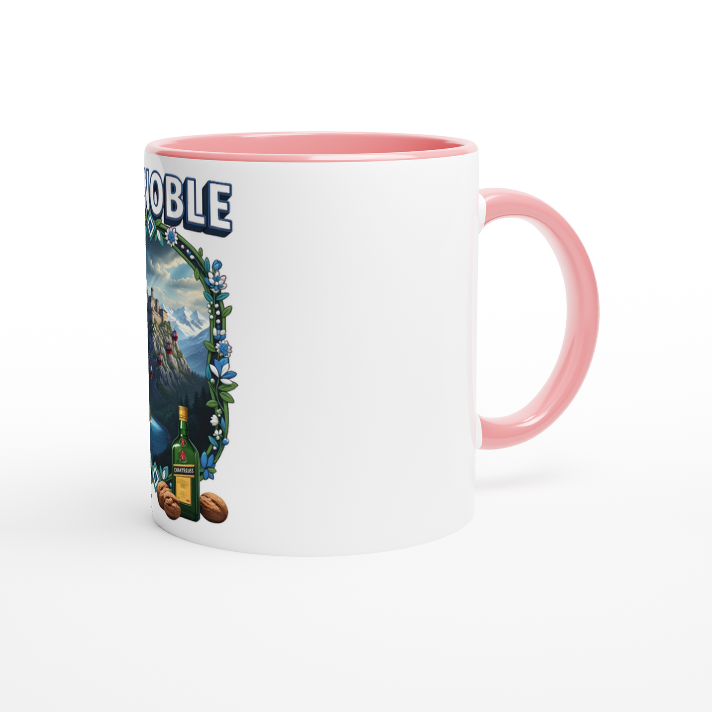Mug en céramique Grenoble ville de France de 325 ml (11 oz)