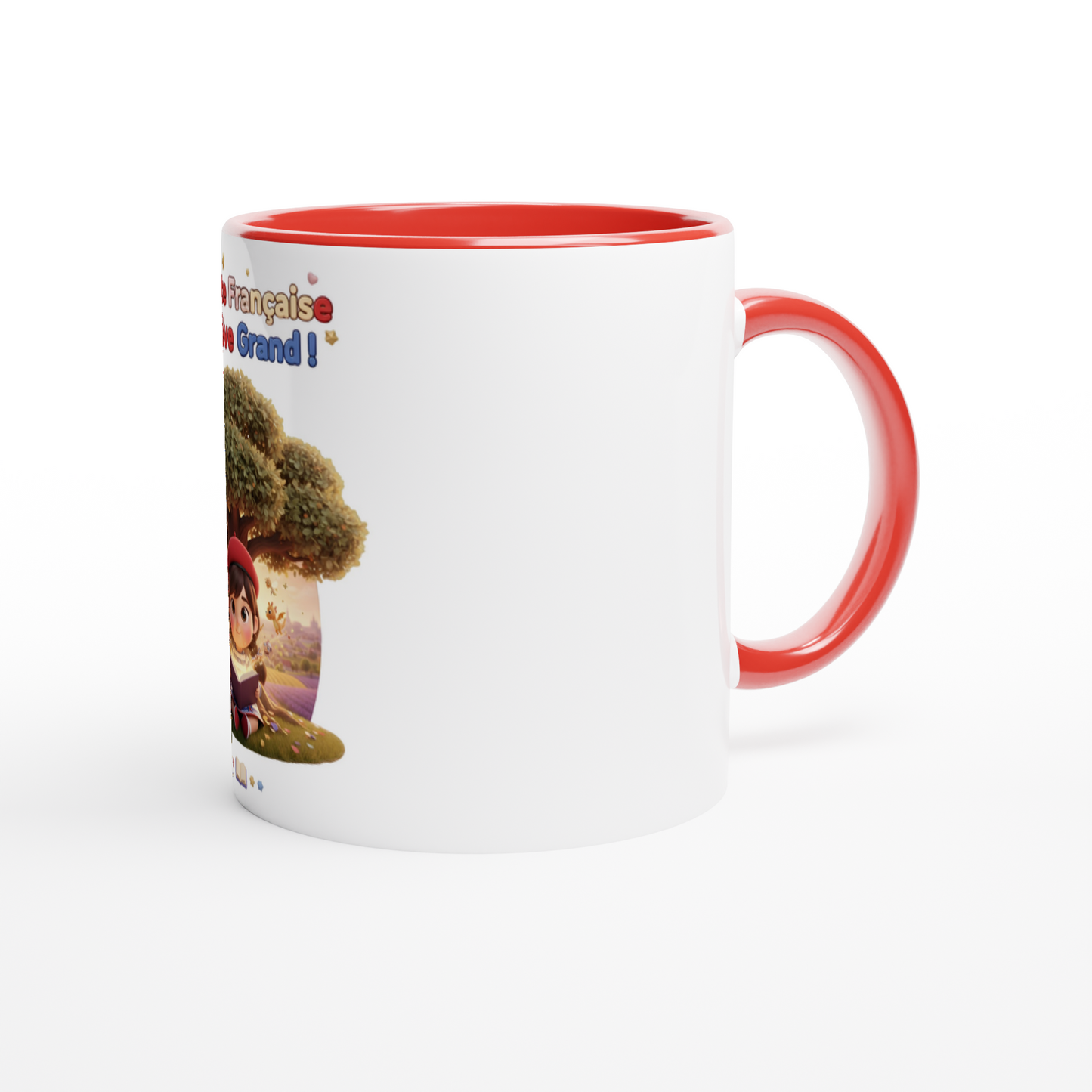 Mug en céramique petite française qui rêve grand  de 325 ml (11 oz)