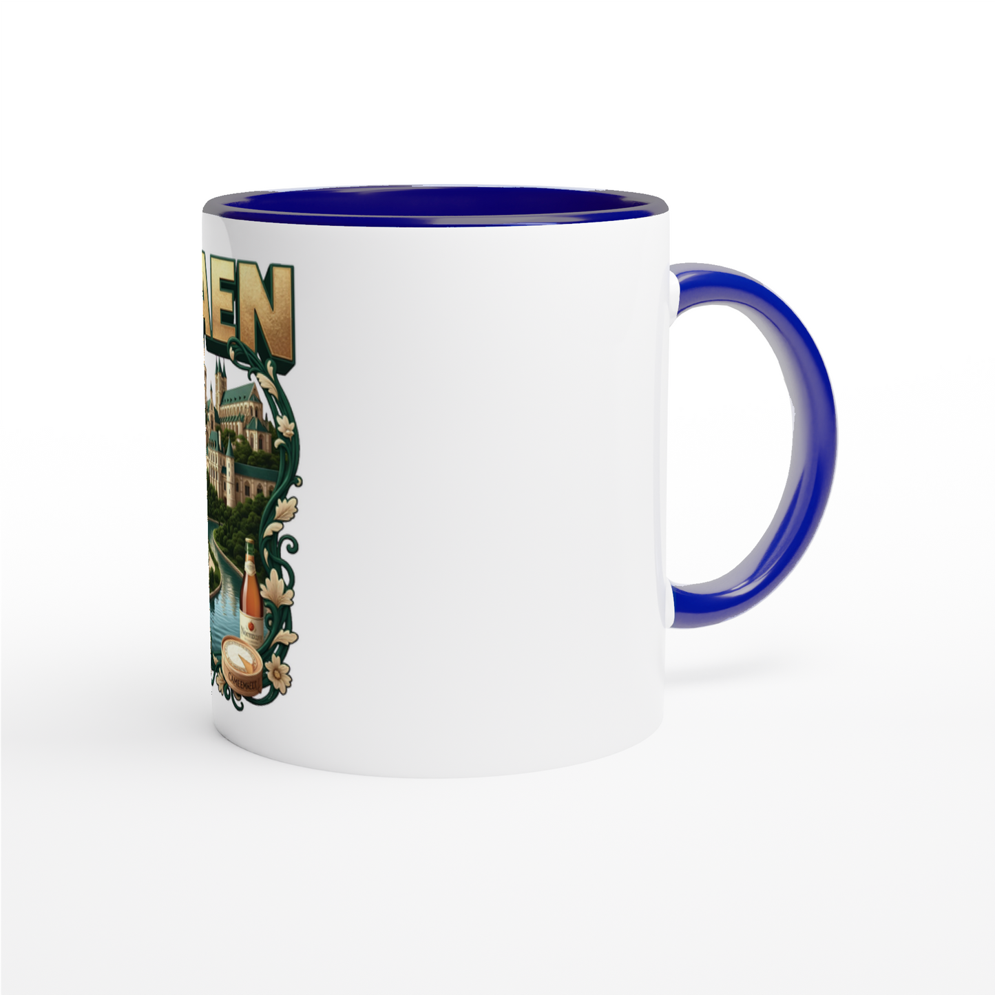 Mug en céramique Caen ville de France  de 325 ml (11 oz)