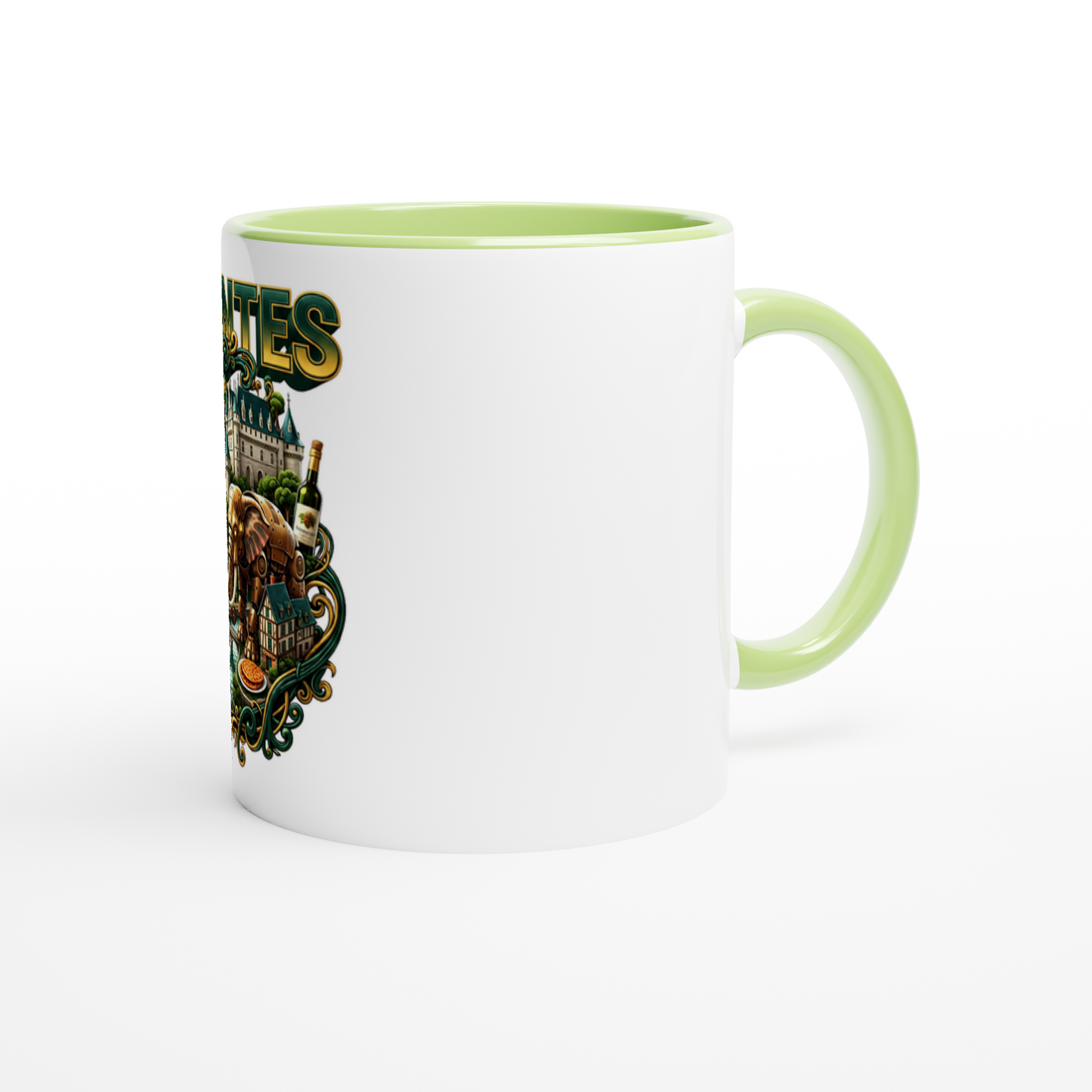 Mug en céramique Nantes ville de France  de 325 ml (11 oz)
