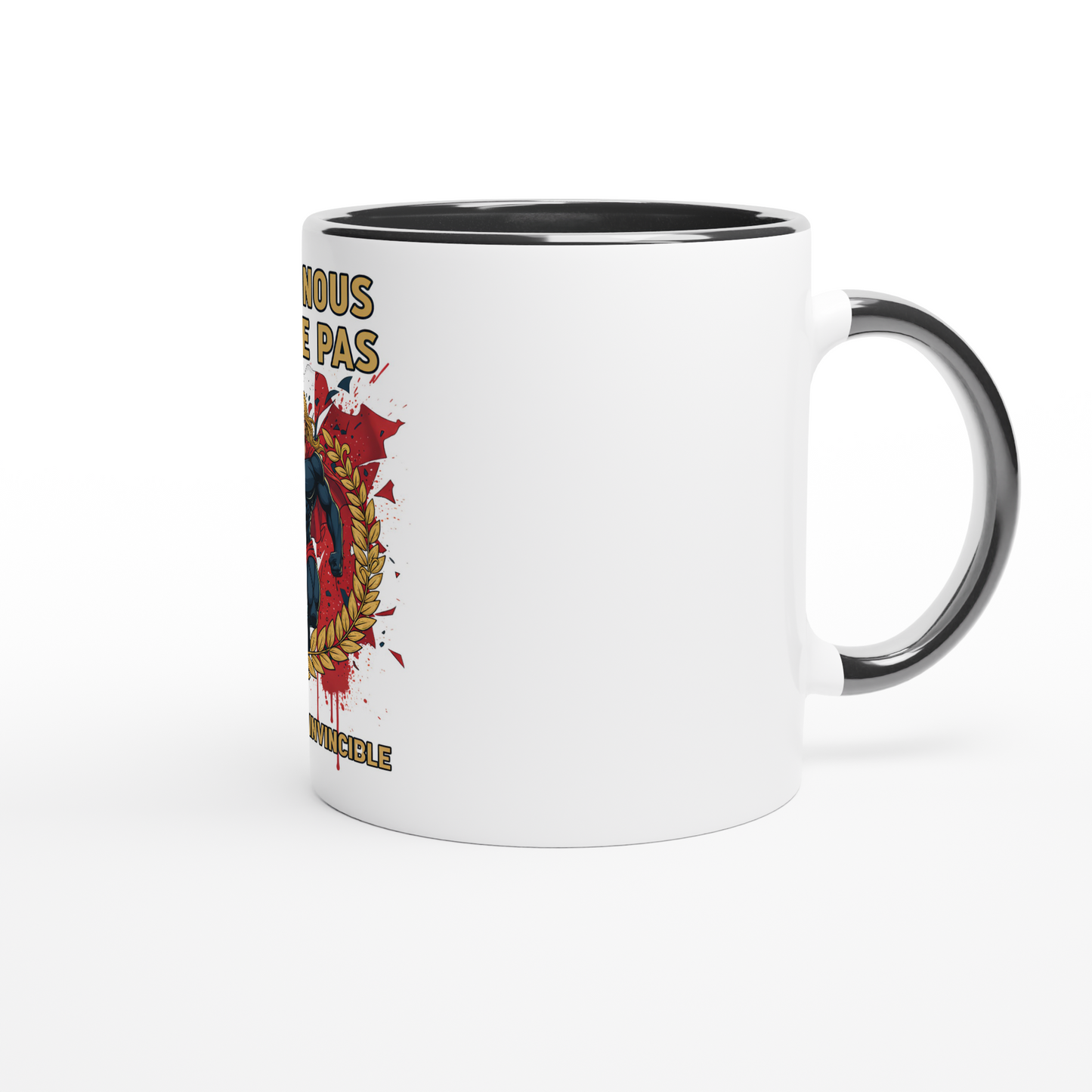 Mug en céramique on nous arrête pas  de 325 ml (11 oz)