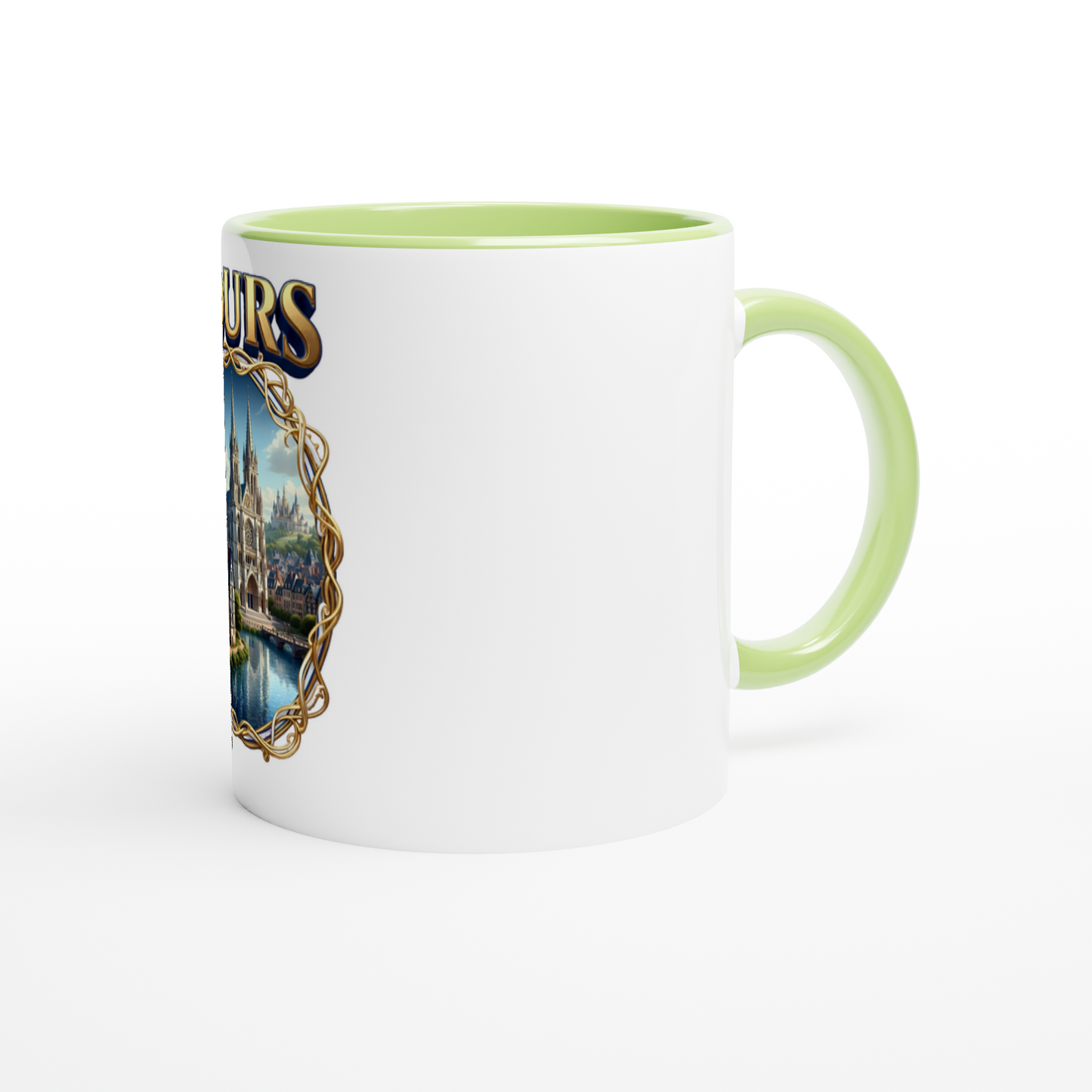 Mug en céramique Tours ville de France de 325 ml (11 oz)