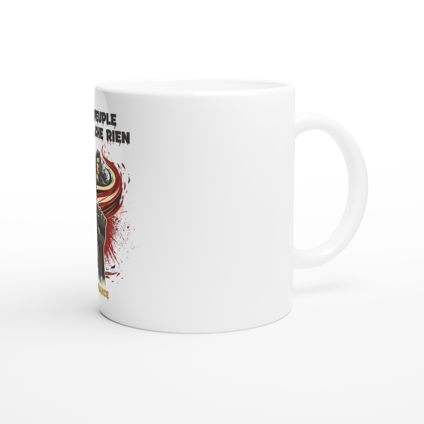 Mug en céramique le peuple lâche rien de 325 ml (11 oz)
