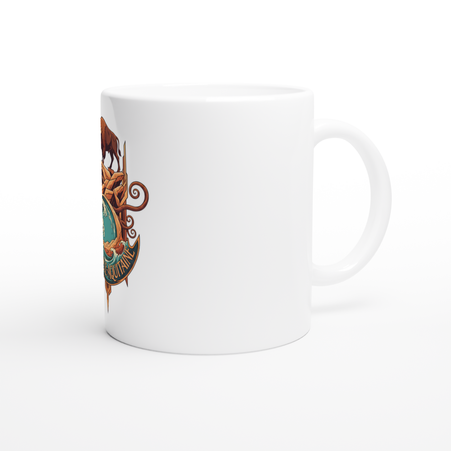 Mug en céramique nouvelle aquitaine   de 325 ml (11 oz)