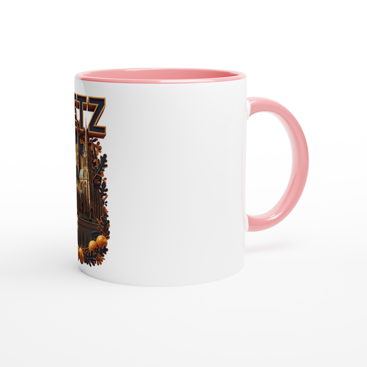 Mug en céramique Metz ville de France  de 325 ml (11 oz)
