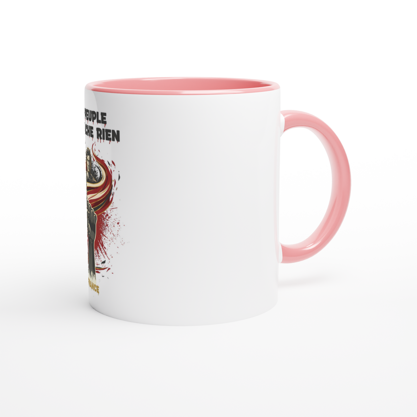 Mug en céramique le peuple lâche rien de 325 ml (11 oz)