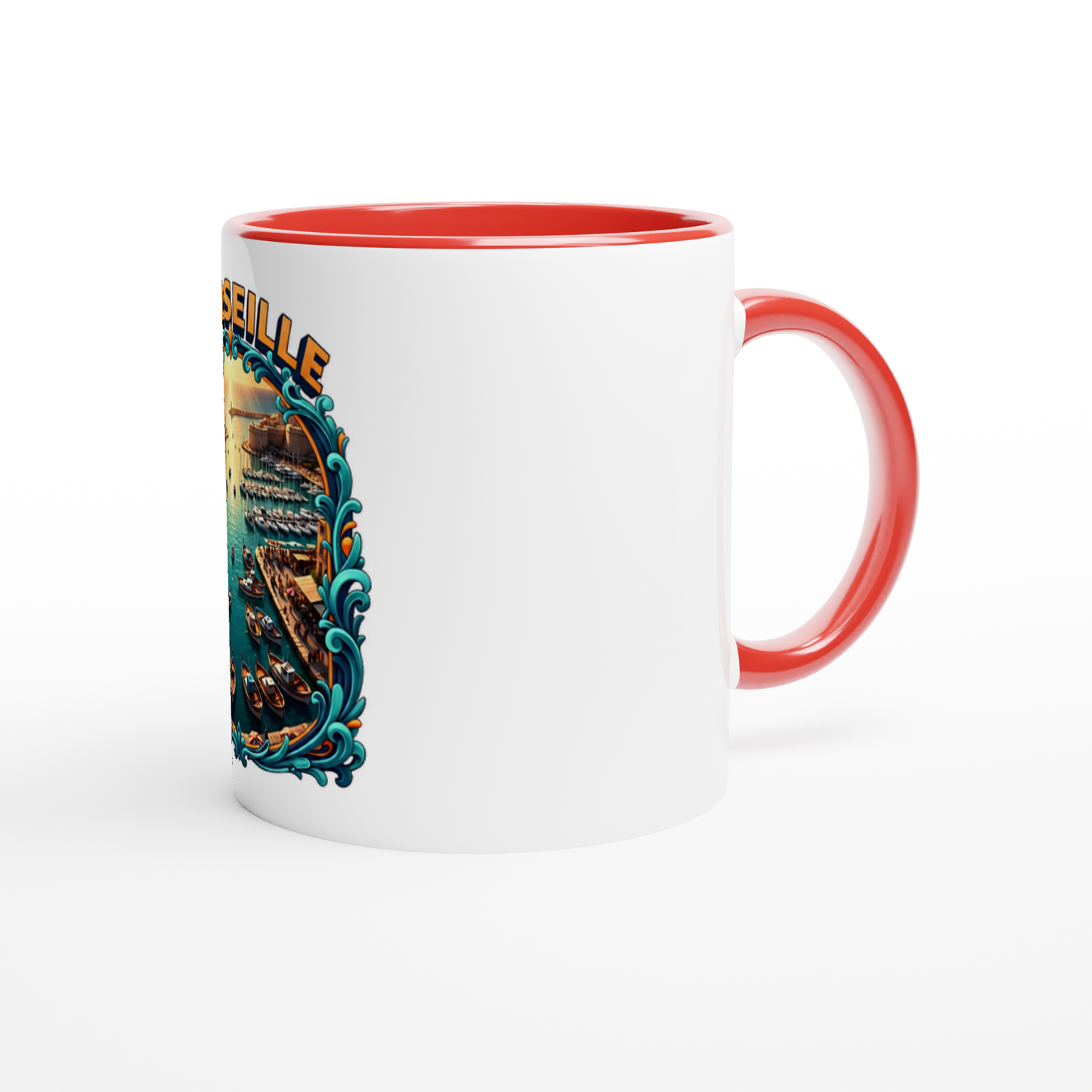Mug en céramique des villes de France   Marseille  de 325 ml (11 oz)