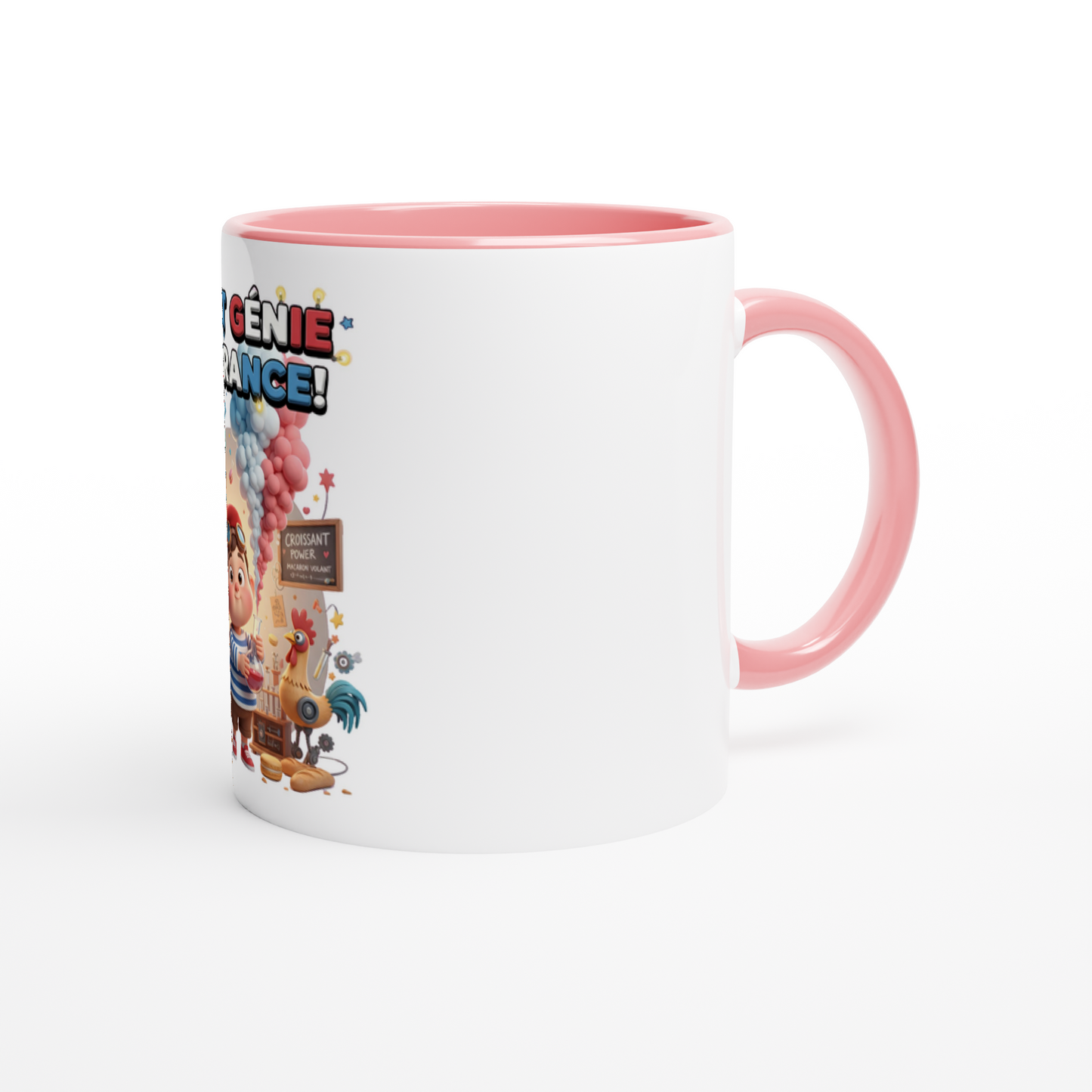 Mug en céramique petit génie Français de 325 ml (11 oz)