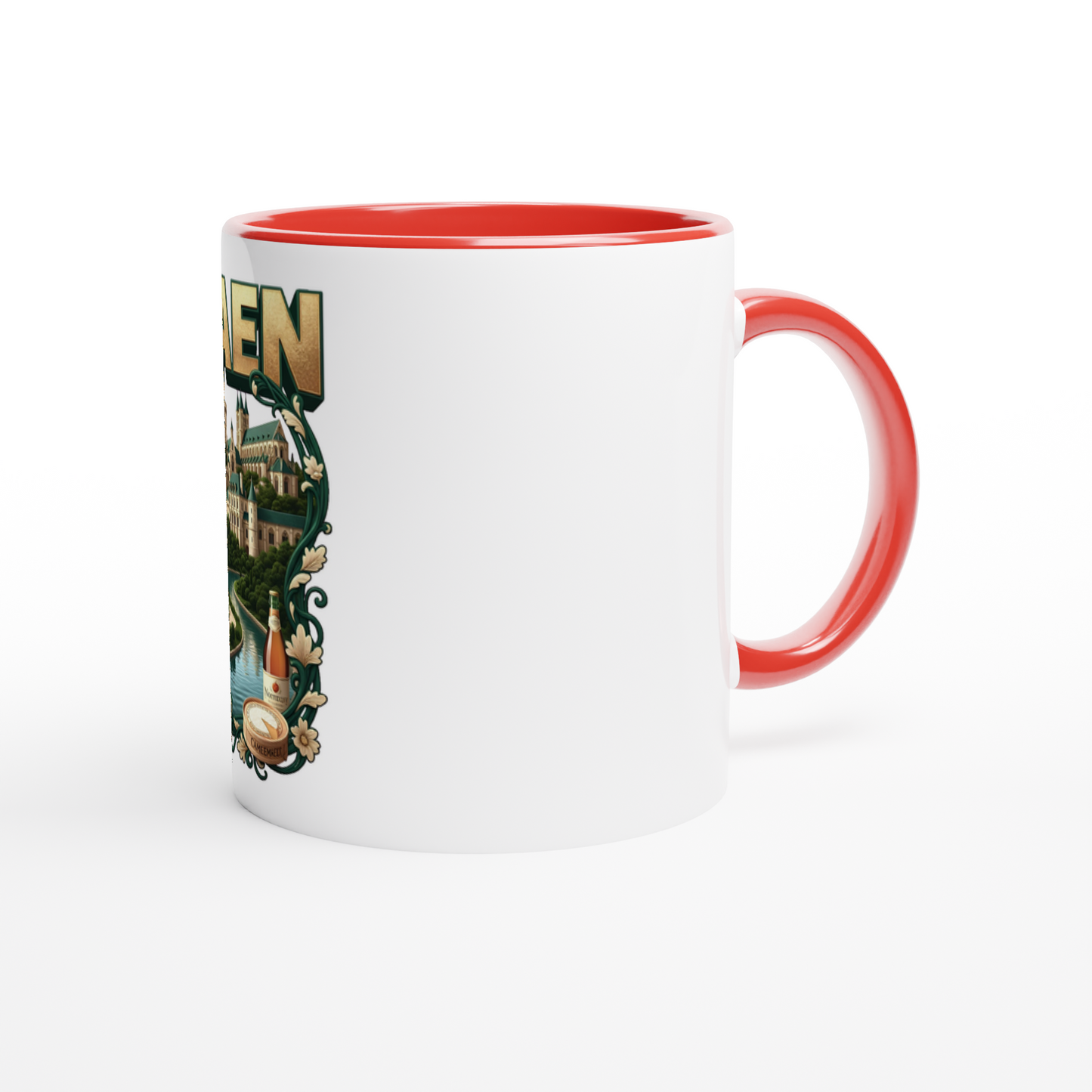 Mug en céramique Caen ville de France  de 325 ml (11 oz)