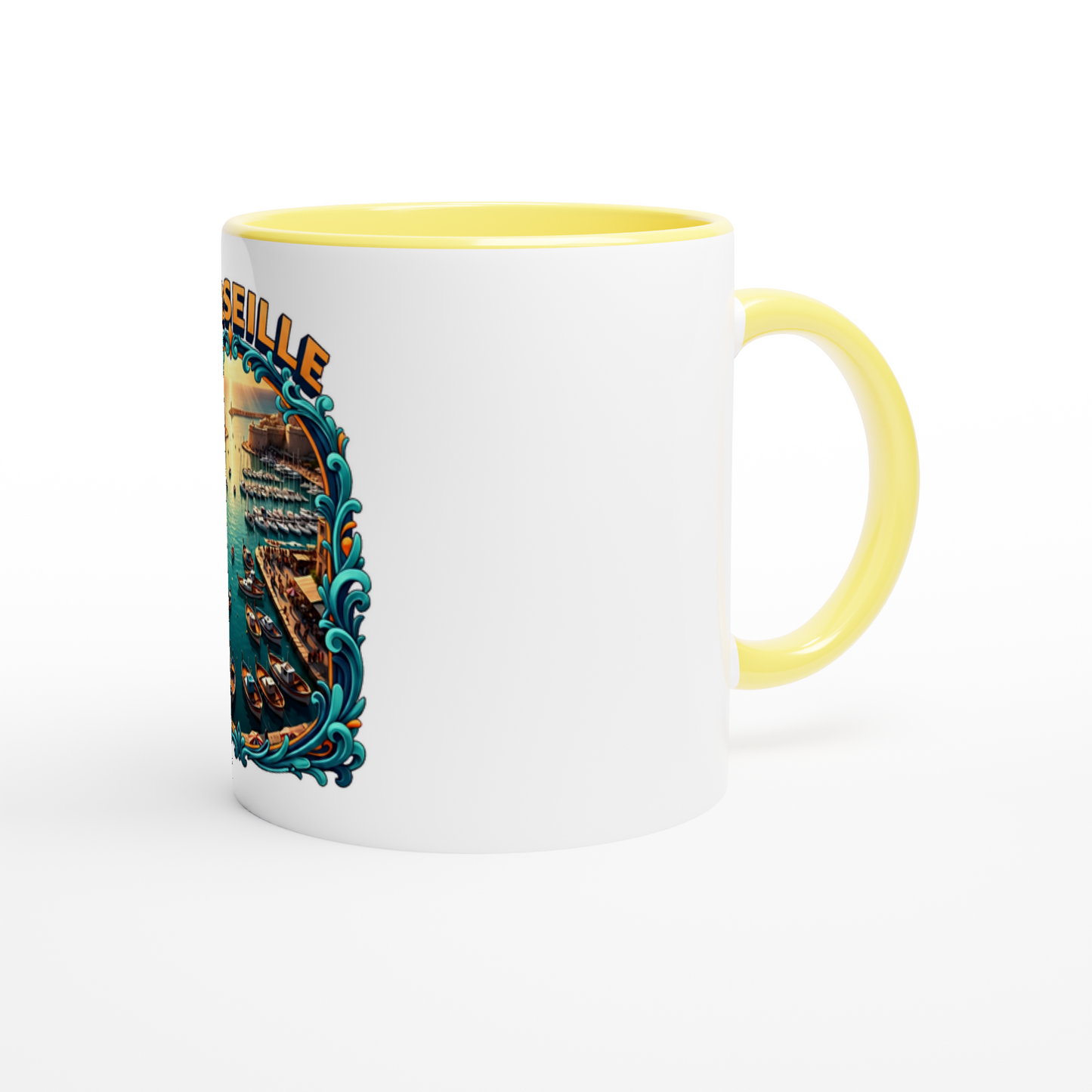 Mug en céramique des villes de France   Marseille  de 325 ml (11 oz)