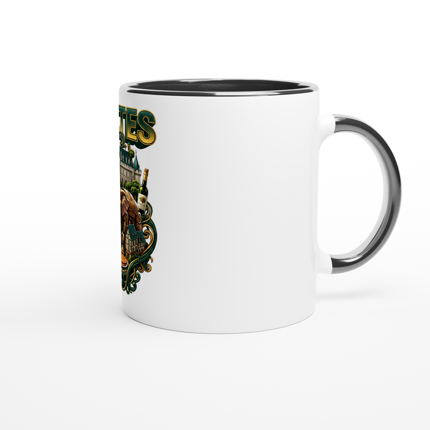 Mug en céramique Nantes ville de France  de 325 ml (11 oz)