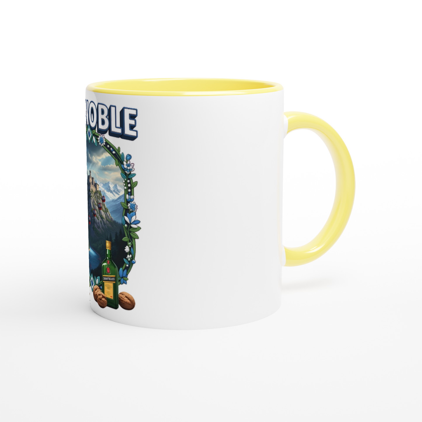 Mug en céramique Grenoble ville de France de 325 ml (11 oz)