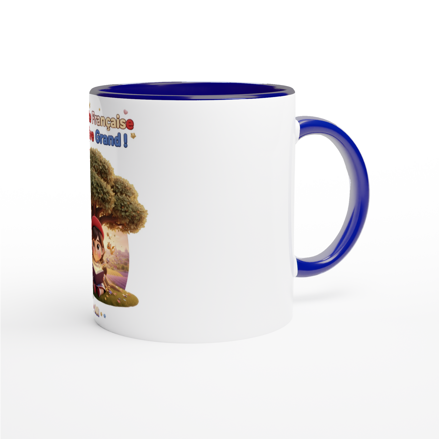 Mug en céramique petite française qui rêve grand  de 325 ml (11 oz)