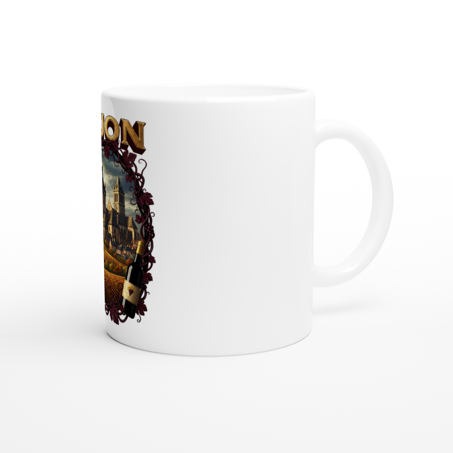 Mug en céramique Dijon ville de France   de 325 ml (11 oz)