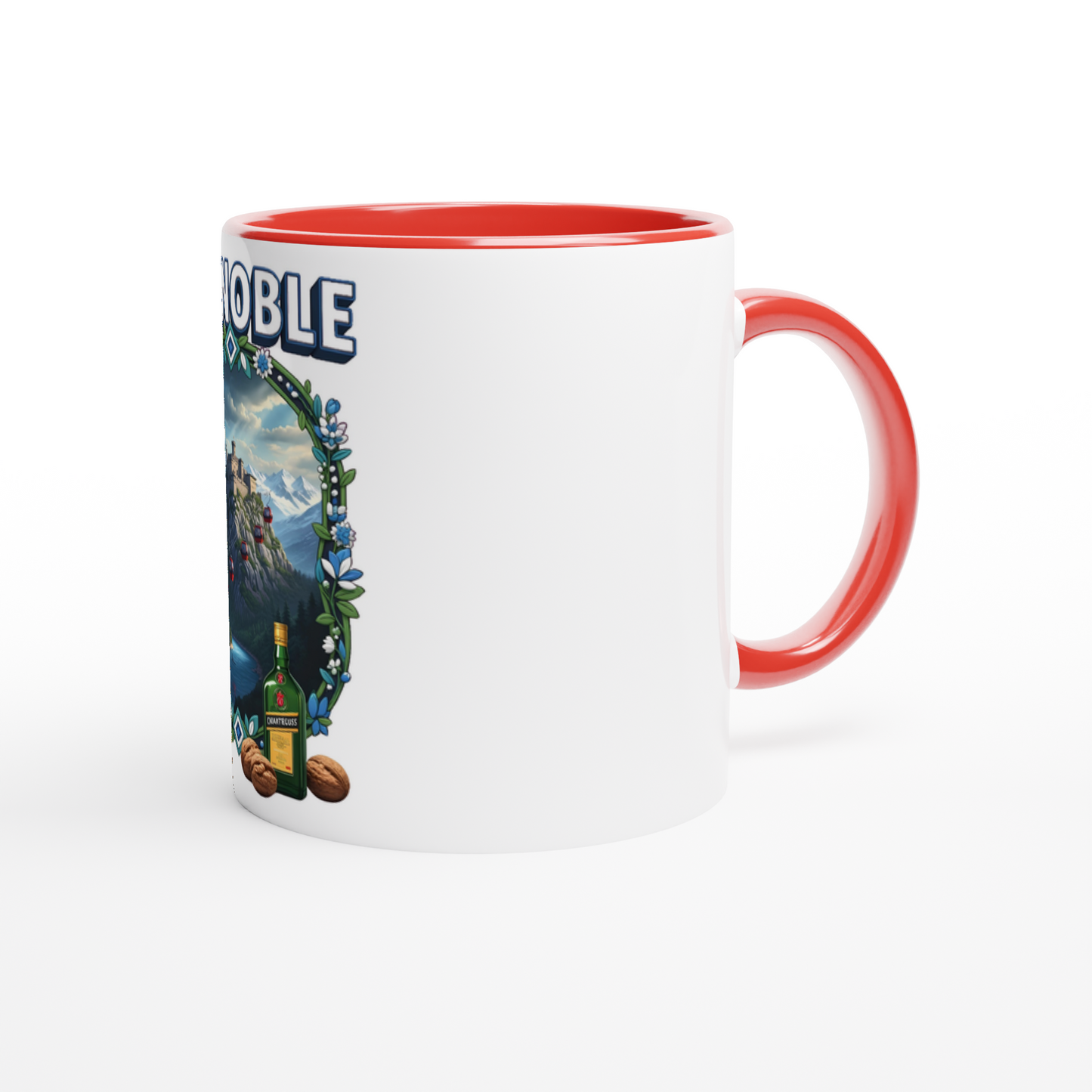 Mug en céramique Grenoble ville de France de 325 ml (11 oz)