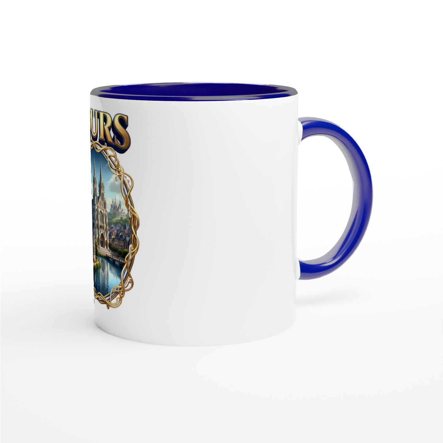 Mug en céramique Tours ville de France de 325 ml (11 oz)