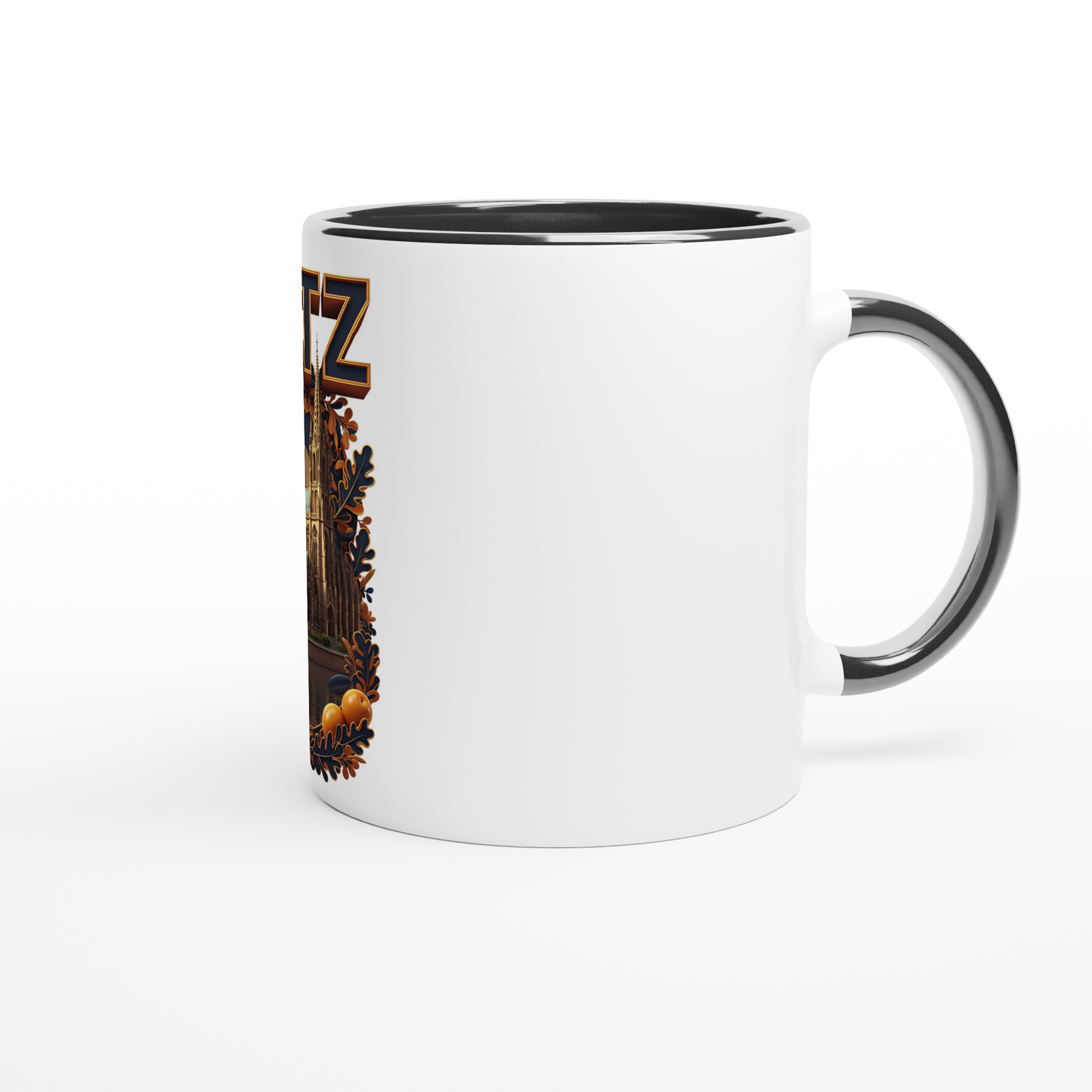 Mug en céramique Metz ville de France  de 325 ml (11 oz)