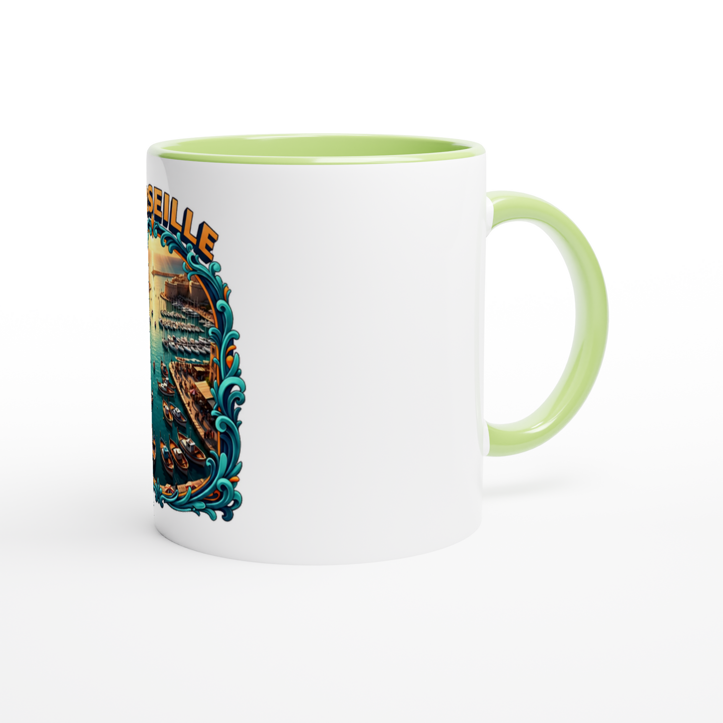 Mug en céramique des villes de France   Marseille  de 325 ml (11 oz)