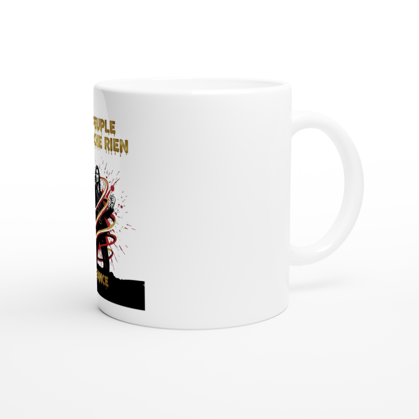 Mug en céramique le peuple lâche rien de 325 ml (11 oz)