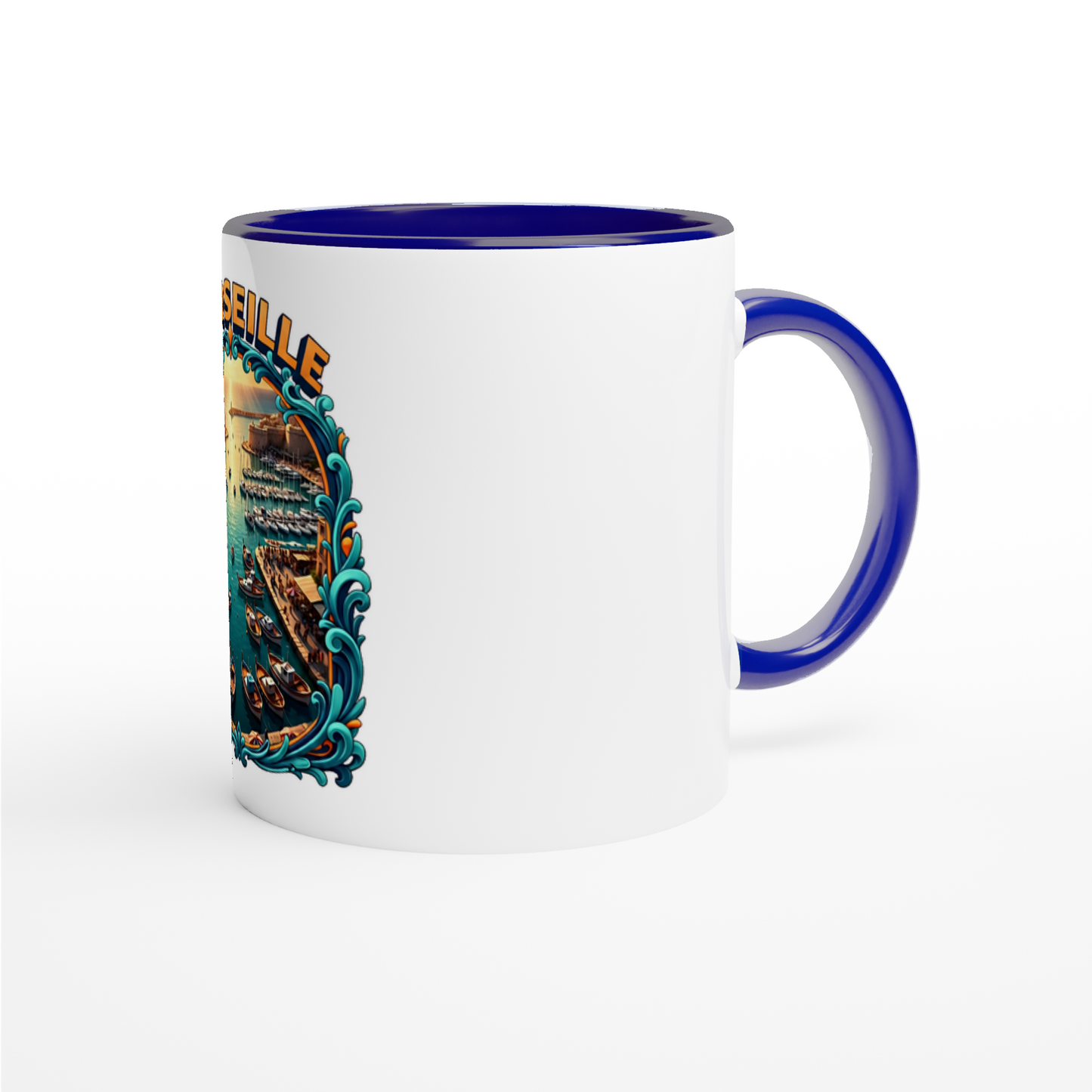 Mug en céramique des villes de France   Marseille  de 325 ml (11 oz)