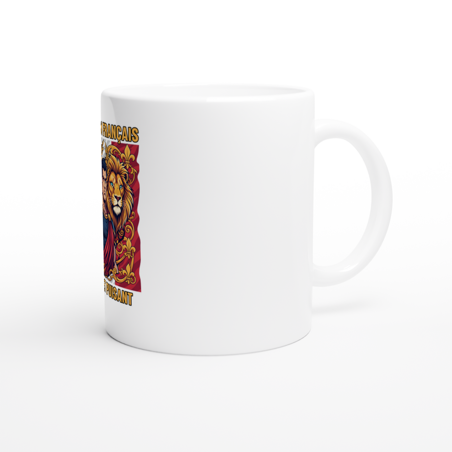Mug en céramique   lion fort   de 325 ml (11 oz)