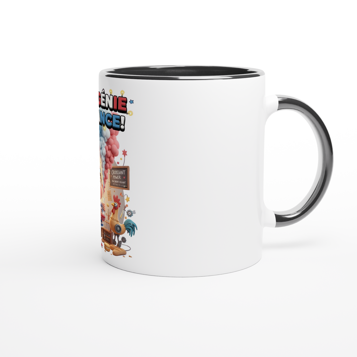 Mug en céramique petit génie Français de 325 ml (11 oz)