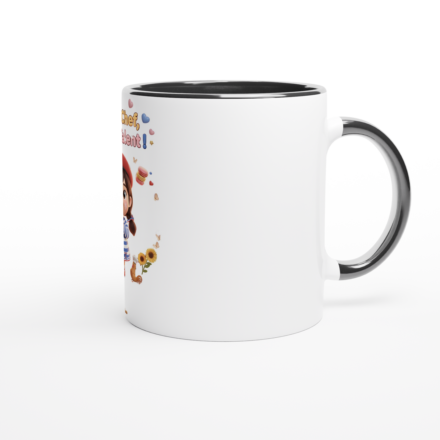 Mug en céramique petite chef grand talent  de 325 ml (11 oz)