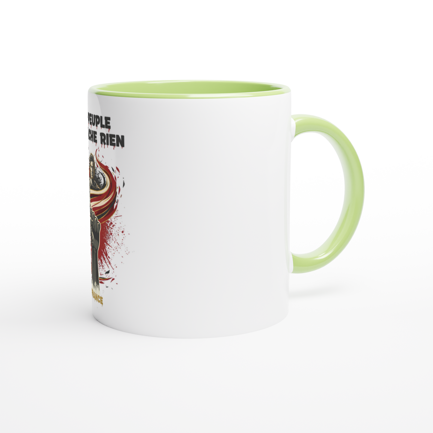 Mug en céramique le peuple lâche rien de 325 ml (11 oz)