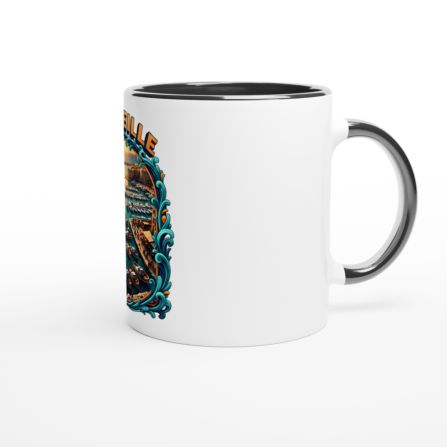 Mug en céramique des villes de France   Marseille  de 325 ml (11 oz)