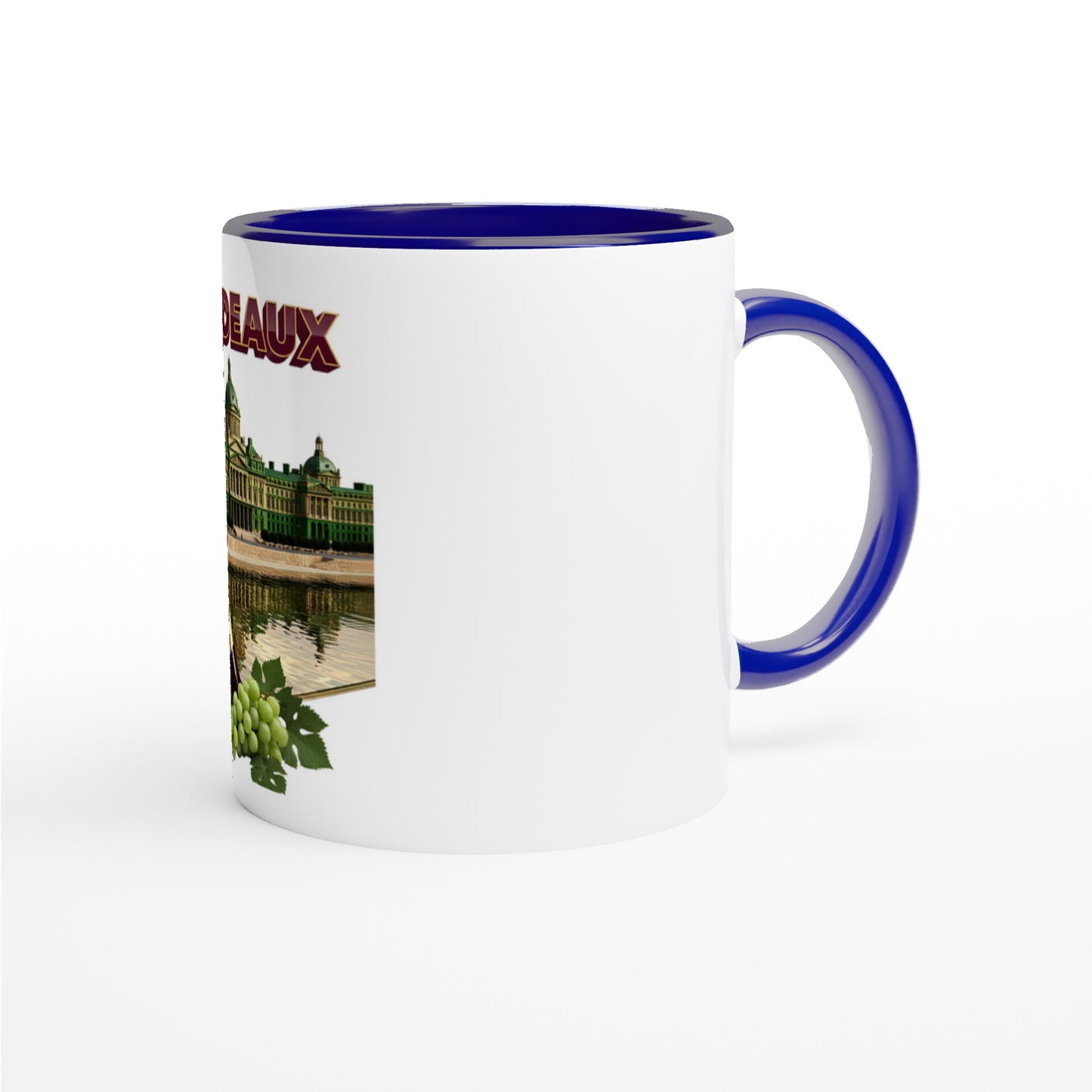 Mug en céramique bordeaux ville de France  de 325 ml (11 oz)