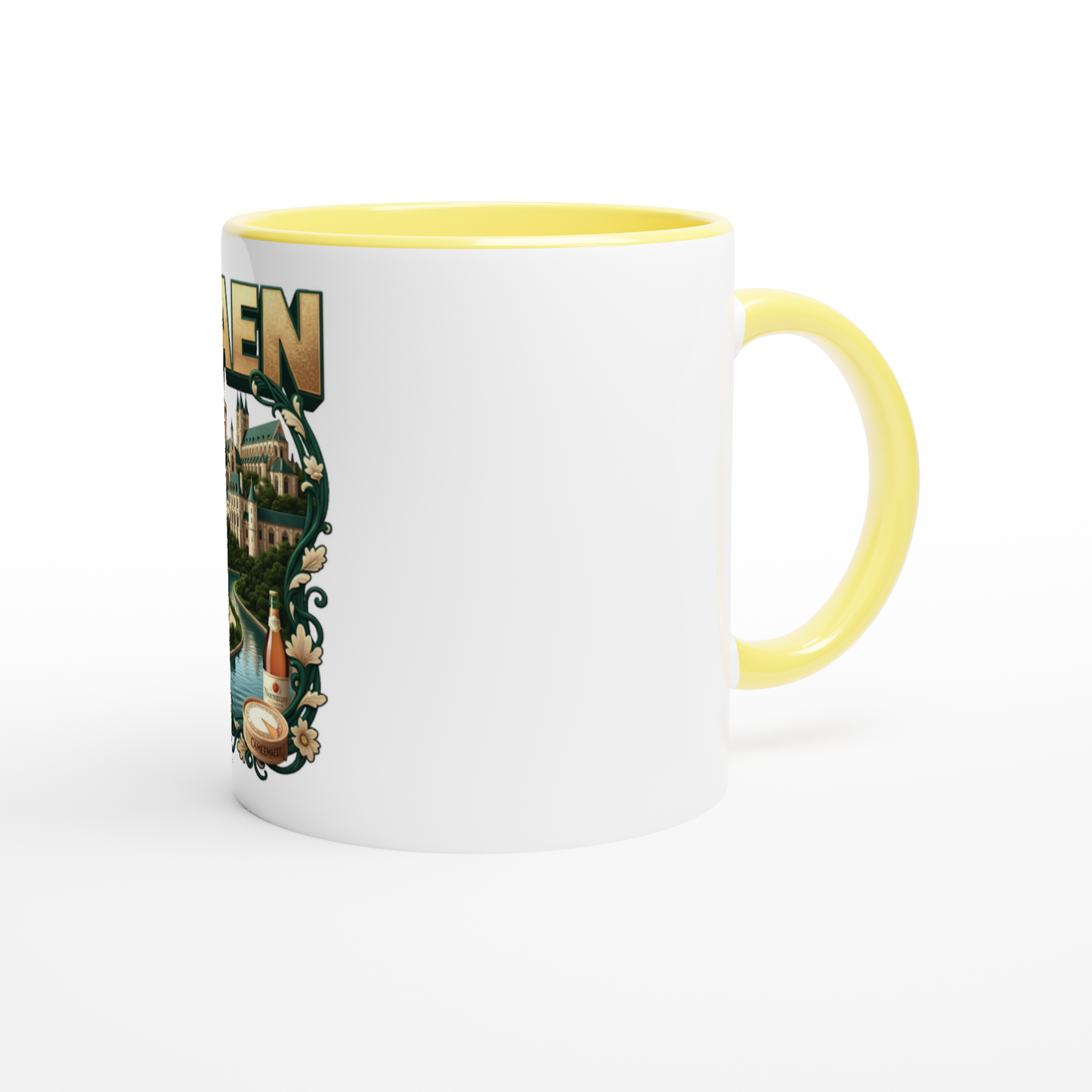Mug en céramique Caen ville de France  de 325 ml (11 oz)