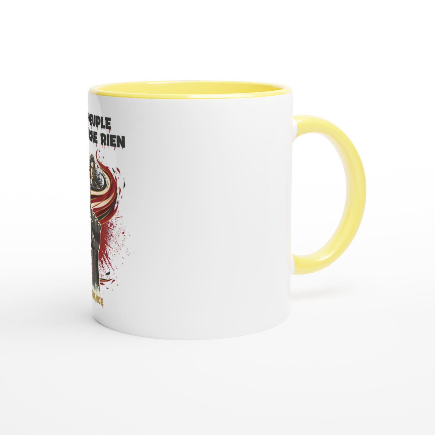 Mug en céramique le peuple lâche rien de 325 ml (11 oz)