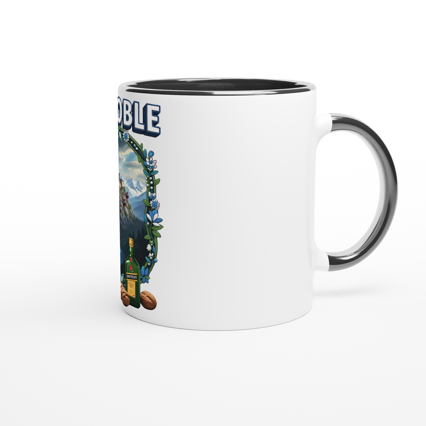 Mug en céramique Grenoble ville de France de 325 ml (11 oz)